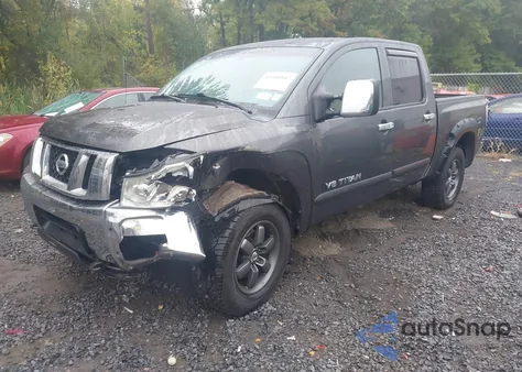 2008 Nissan Titan Le/Pro-4X/Se/Xe z USA, uszkodzony, nr VIN 1N6AA07C88N350120